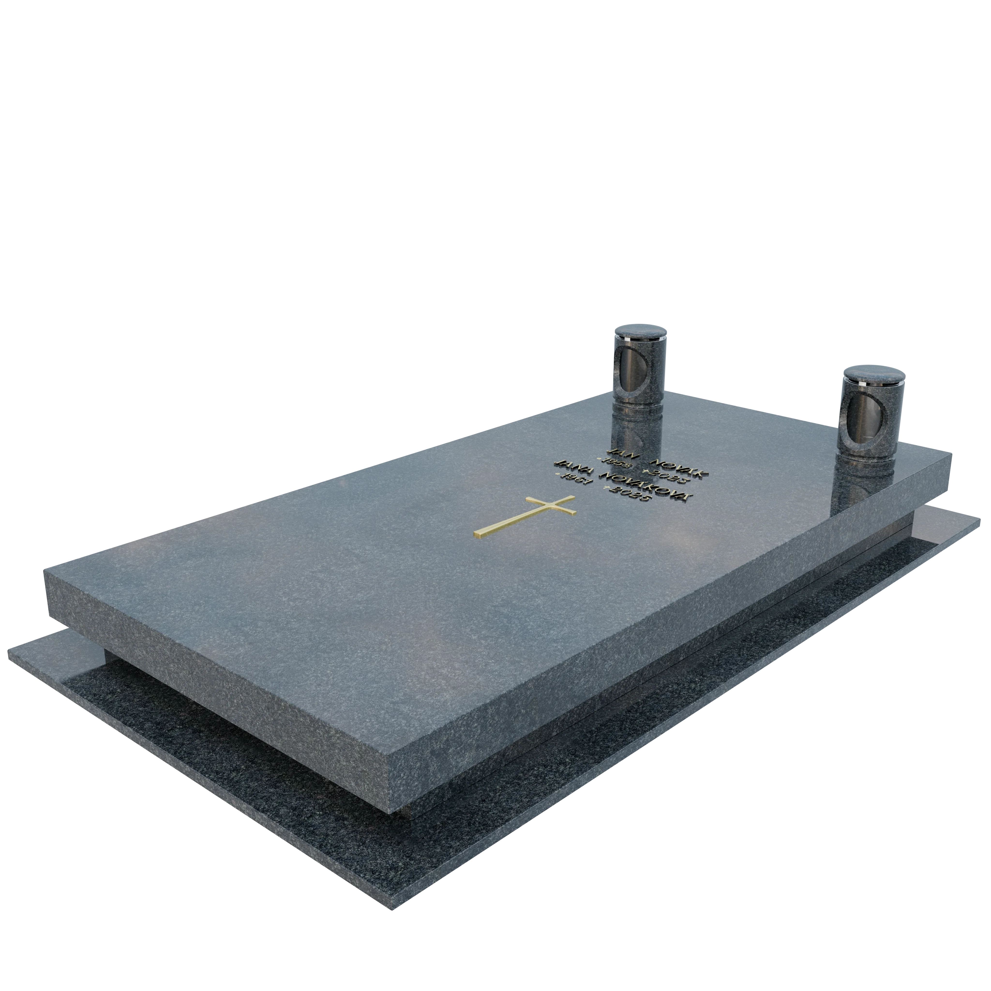 Jednohrob STK 108 - Render 3 - detail