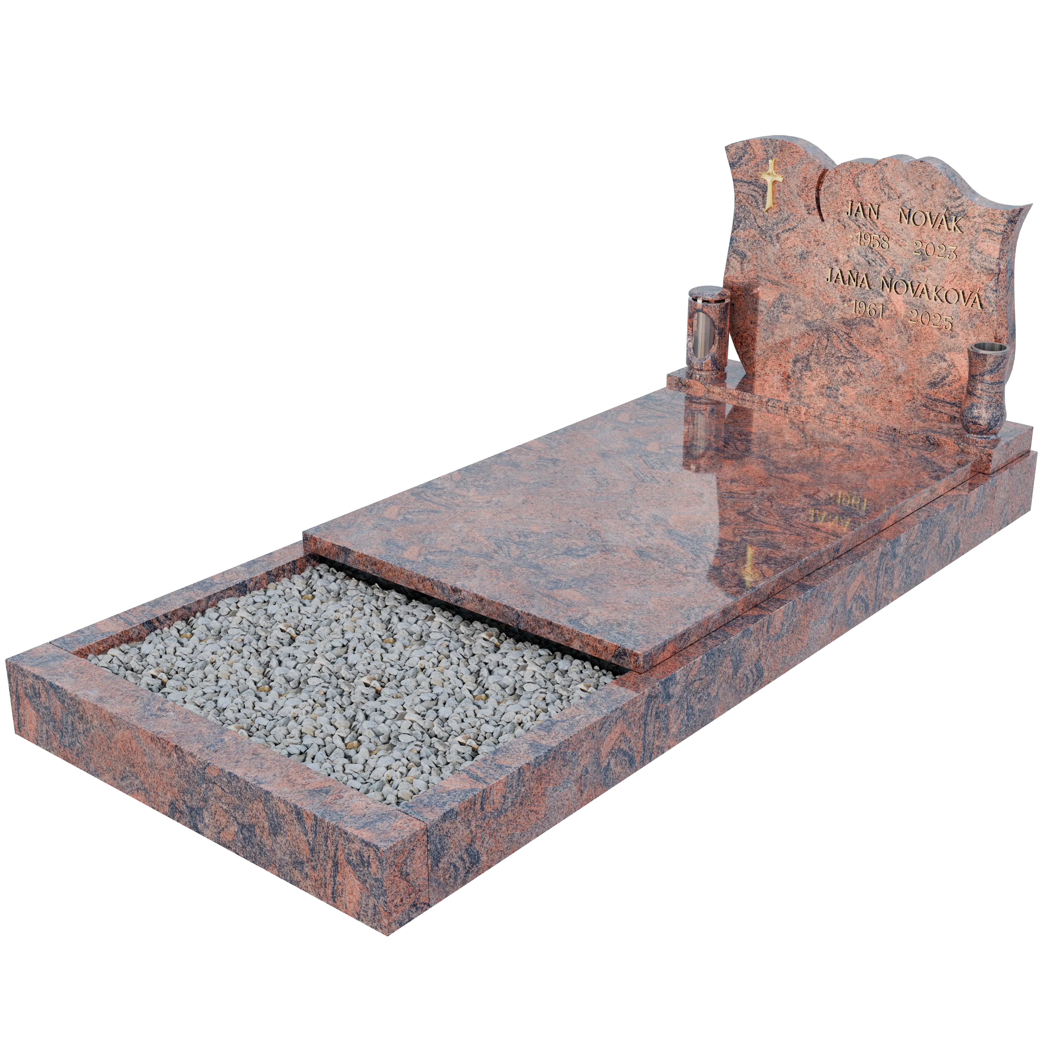 Jednohrob STK 19 - Render 3 - detail