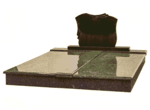 Dvojhrob Steel Grey + Absolute black