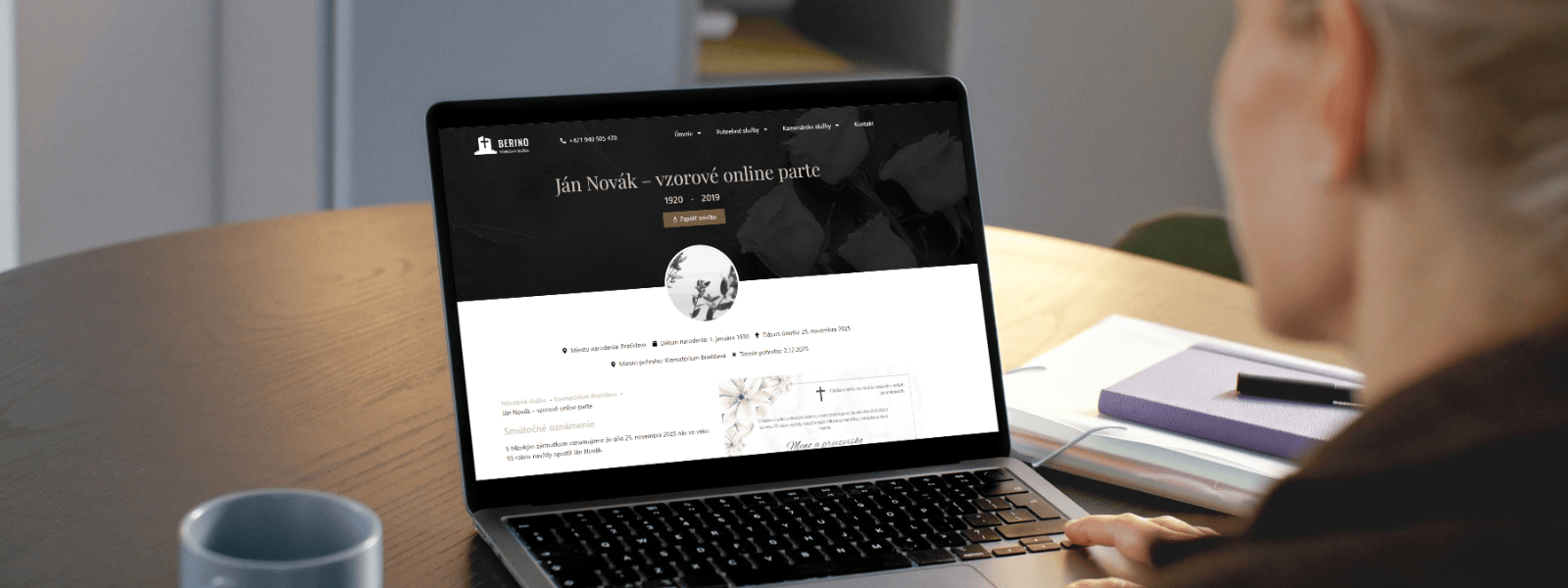 Online parte – rýchle a dôstojné smútočné oznámenie pre celú rodinu